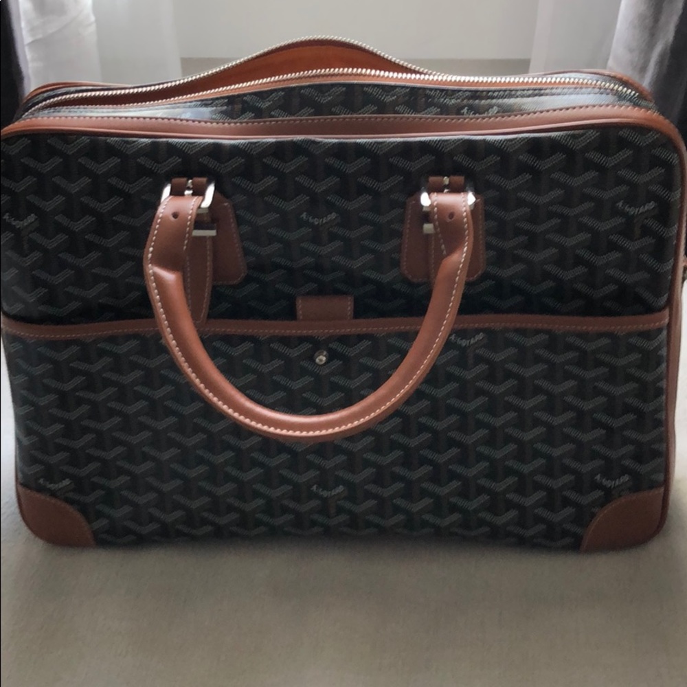 Goyard Goyardine Ambassade PM Briefcase w/ strap